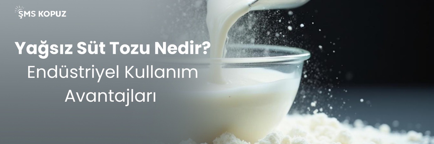 Yağsız Süt Tozu Nedir? Endüstriyel Kullanım Avantajları